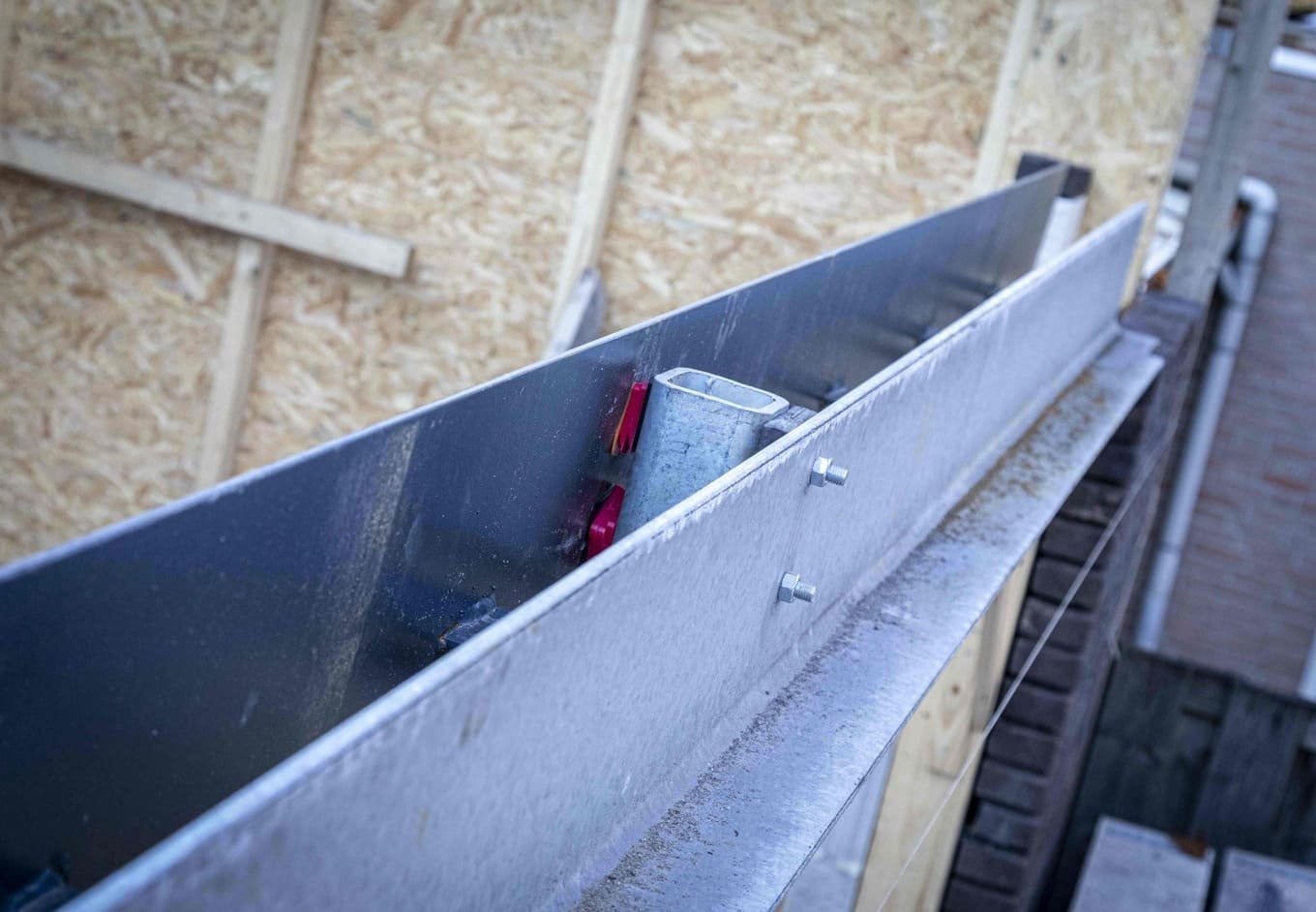 Houten spanten bij verbouwing
